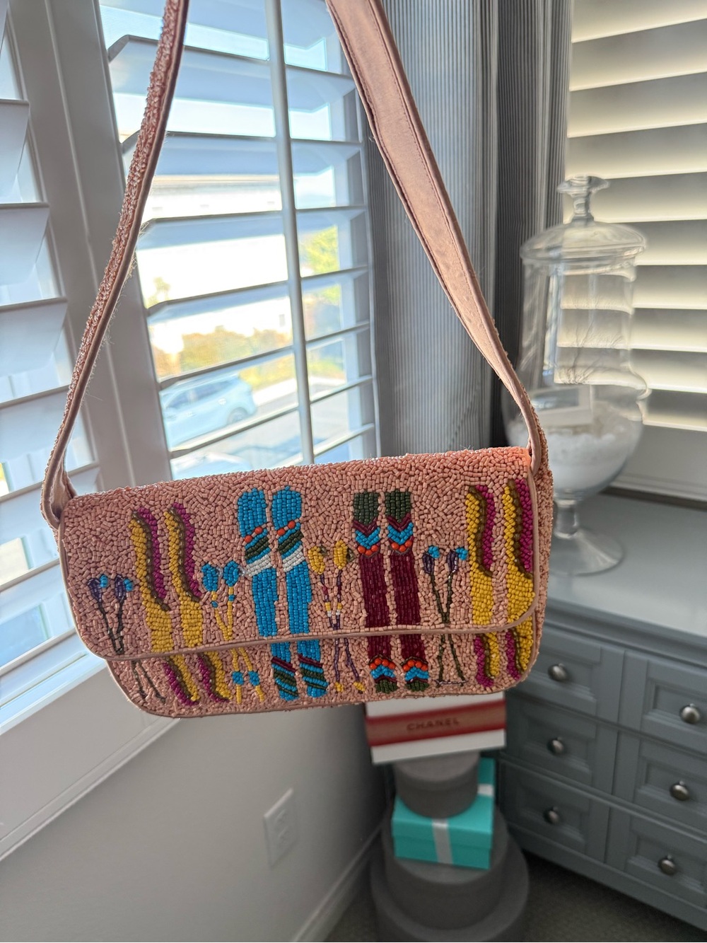 Tjmaxx beaded shoulder bag.